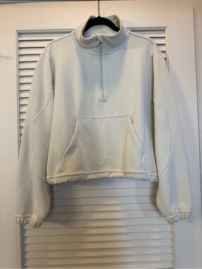 Lululemon Softstreme Funnel Neck Half-Zip, size 14